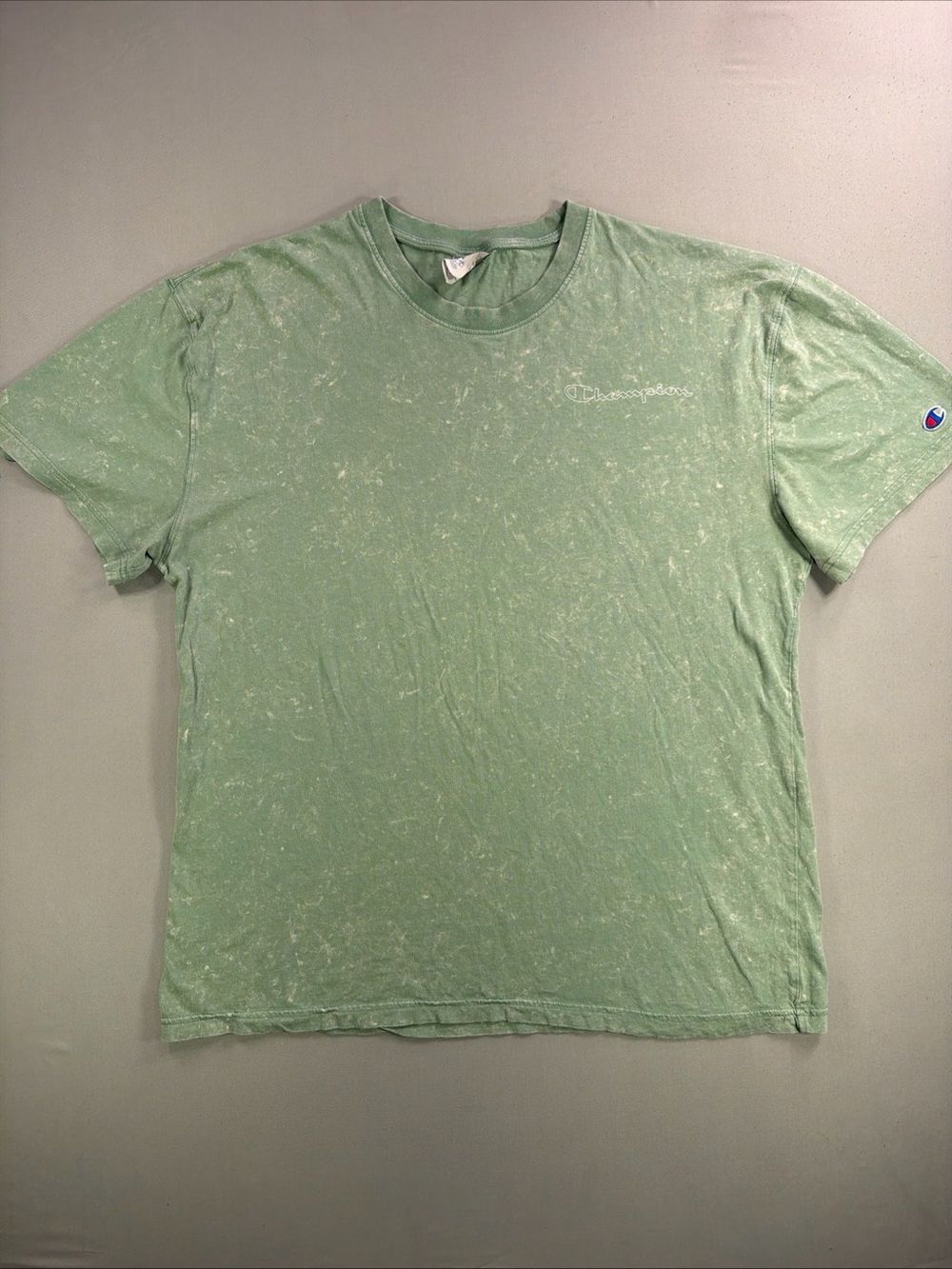 Champion Mint Green Marbled Short Sleeve Tee